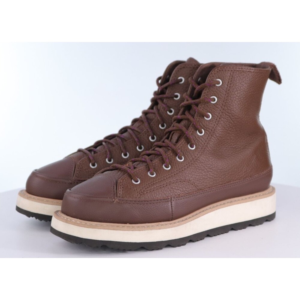 Converse Chuck Taylor OG Explorer $160 Women's Ankle Boots Size 8 Leather Brown